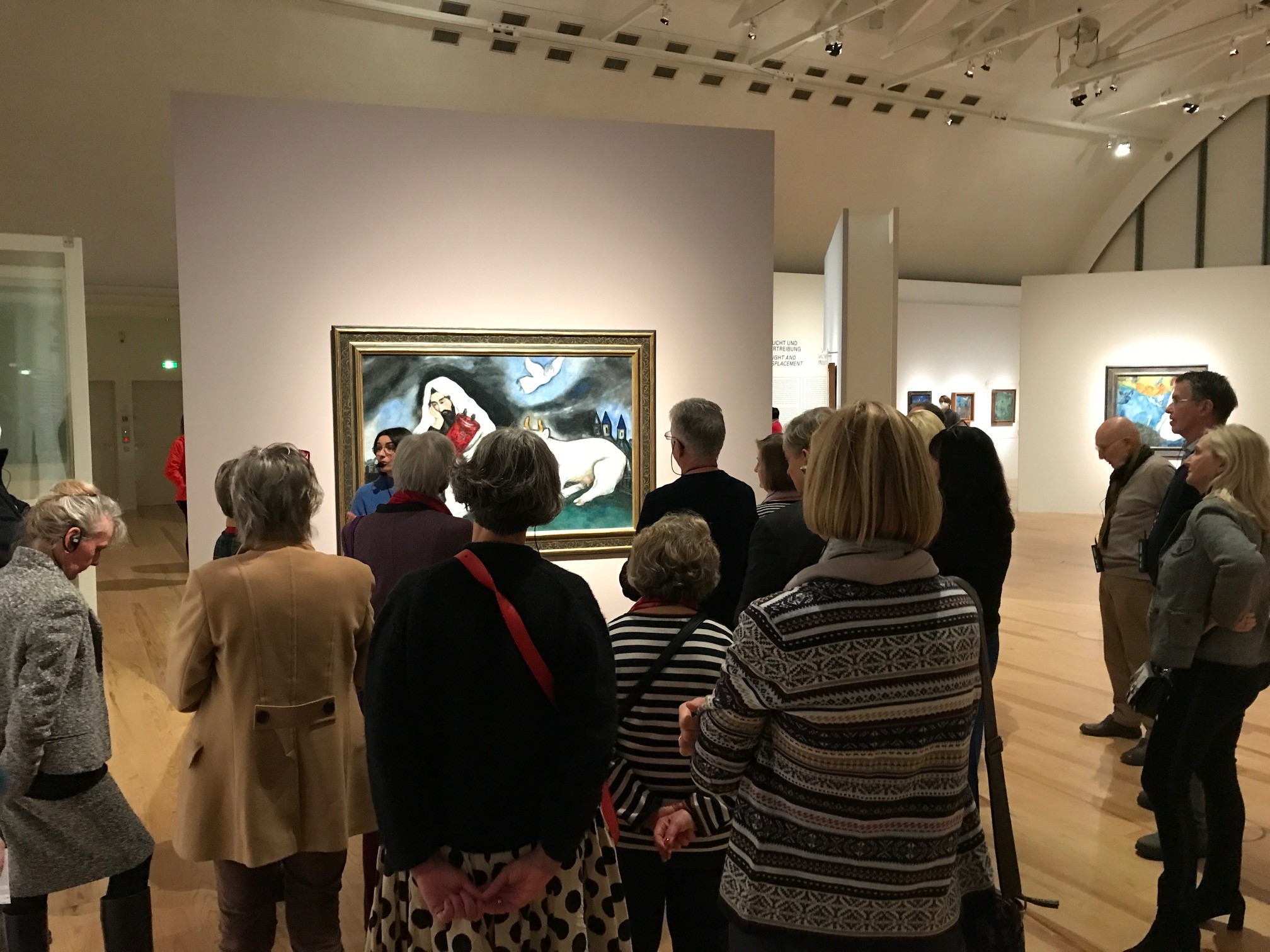 Read more about the article Sode­ner Kunst­werk­statt e.V. besucht die Chagall Aus­stel­lung in der Schirn