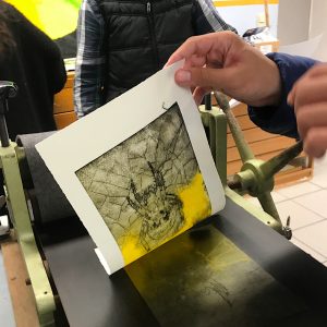 Schnup­per­kurs Kalt­na­del­ra­die­rung <br> Ruth Luxen­ho­fer <br> ab 15.04.2026