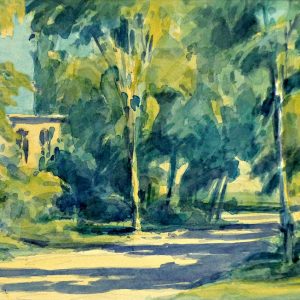 Skiz­zie­ren und Aqurel­lie­ren im Alten Kur­park <br> Andre­as Hart­mann <br> ab 18.07.2026